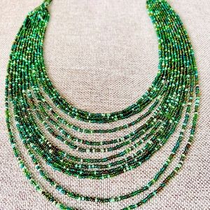 Beaded Chocker Style Necklace - Never Worn - NWOT